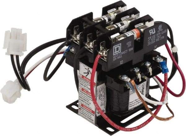 Schneider Electric - 1, 3 Phase, 50 VA, Control Transformer - USA Tool & Supply