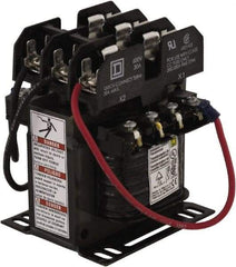 Square D - 100 VA, Top Mount Fuse Block Control Transformer - 3.34 Inch Deep - USA Tool & Supply