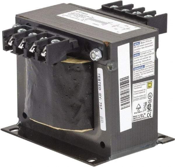 Square D - 1 Phase, 350 VA, Control Transformer - 176°F Temp Rise - USA Tool & Supply