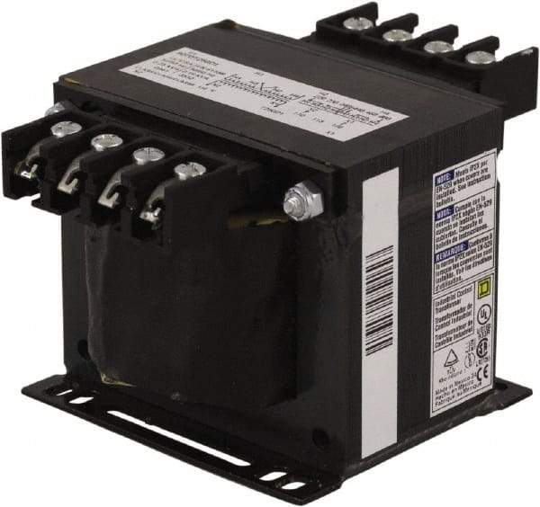 Square D - 1 Phase, 250 VA, Control Transformer - 131°F Temp Rise - USA Tool & Supply