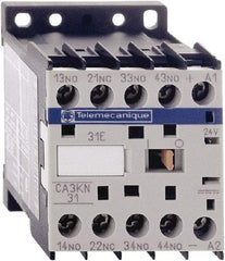 Schneider Electric - 2NC/2NO, 125 VDC Control Relay - 17 V - USA Tool & Supply