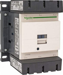 Schneider Electric - 3 Pole, 480 Coil VAC at 50/60 Hz, 150 Amp at 440 VAC, Nonreversible IEC Contactor - Bureau Veritas, CCC, CSA, CSA C22.2 No. 14, DNV, EN/IEC 60947-4-1, EN/IEC 60947-5-1, GL, GOST, LROS, RINA, RoHS Compliant, UL 508, UL Listed - USA Tool & Supply