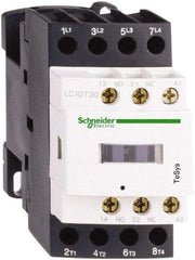 Schneider Electric - 4 Pole, 24 Coil VAC at 50/60 Hz, 32 Amp at 440 VAC, Nonreversible IEC Contactor - Bureau Veritas, CCC, CSA, CSA C22.2 No. 14, DNV, EN/IEC 60947-4-1, EN/IEC 60947-5-1, GL, GOST, LROS, RINA, UL 508, UL Listed - USA Tool & Supply