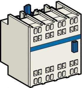 Schneider Electric - Contactor Auxiliary Contact Block - For Use with TeSys D - USA Tool & Supply