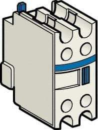 Schneider Electric - Contactor Auxiliary Contact Block - For Use with LC1D09-D65A, LC1DT20-DT40, LC1DT60A-DT80A, TeSys D and TeSys F - USA Tool & Supply