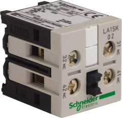 Schneider Electric - Contactor Auxiliary Contact Block - For Use with LC1SK and TeSys SK - USA Tool & Supply