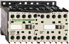 Schneider Electric - 3 Pole, 220 to 230 Coil VAC at 50/60 Hz, 6 Amp at 440 VAC, Reversible IEC Contactor - BS 5424, CSA, IEC 60947, NF C 63-110, RoHS Compliant, UL Listed, VDE 0660 - USA Tool & Supply