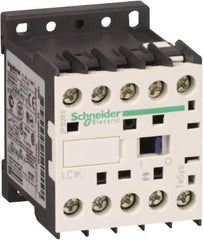 Schneider Electric - 4 Pole, 120 Coil VAC at 50/60 Hz, 16 Amp at 690 VAC and 20 Amp at 440 VAC, Nonreversible IEC Contactor - BS 5424, CSA, IEC 60947, NF C 63-110, RoHS Compliant, UL Listed, VDE 0660 - USA Tool & Supply