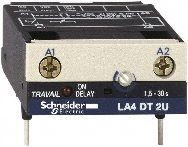 Schneider Electric - Contactor Timer Module - For Use with LC1D09-D65A, LC1D80-D150 and TeSys D - USA Tool & Supply