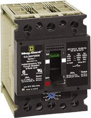 Square D - 50 Continuous Amp, Motor Circuit Protector - 3 Pole, 150 to 550 A Trip Setting - USA Tool & Supply