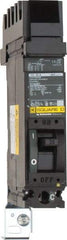 Square D - 20 Amp, 125 VDC, 277 VAC, 1 Pole, Plug On Molded Case Circuit Breaker - Thermal Magnetic Trip, 12-4 (Aluminum), 14-4 (Copper) AWG, 4.16 Inch Deep x 6 Inch High x 1-1/2 Inch Long - USA Tool & Supply