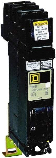 Square D - 30 Amp, 125 VDC, 277 VAC, 1 Pole, Molded Case Circuit Breaker - Thermal Magnetic Trip, 12-4 (Aluminum), 14-4 (Copper) AWG - USA Tool & Supply