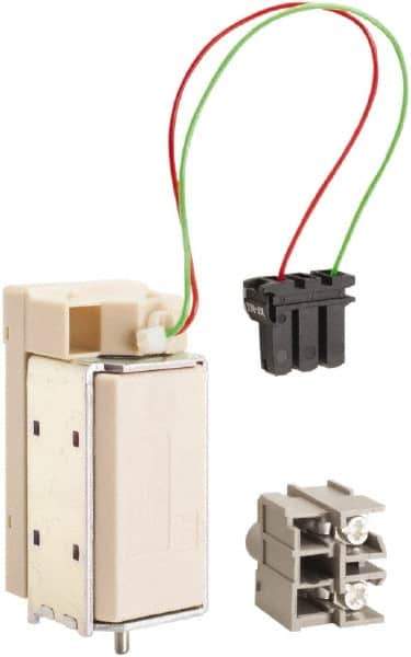 Square D - Circuit Breaker Shunt Trip - 100-130 VAC/VDC Control Voltage, Use with PowerPact - USA Tool & Supply