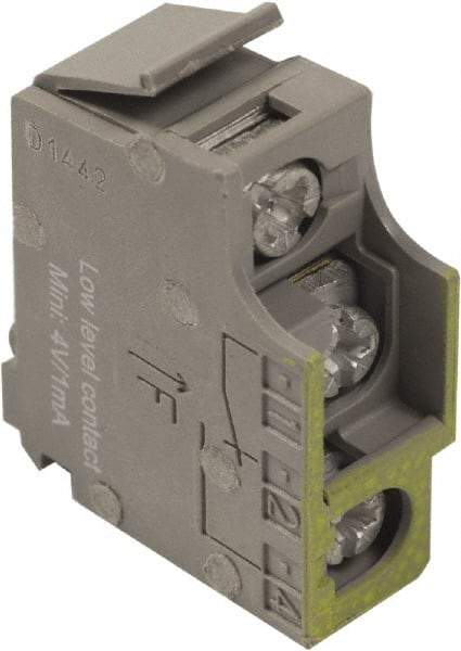 Square D - Circuit Breaker Auxiliary Switch - Use with Circuit Breaker - USA Tool & Supply