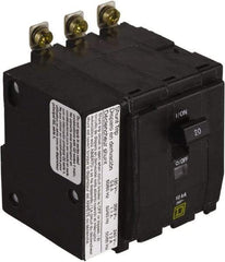 Square D - 20 Amp, 240 VAC, 3 Pole, Panel Mount Miniature Circuit Breaker - 14-2 AWG - USA Tool & Supply