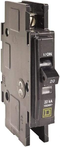 Square D - 40 Amp, 240 VAC, 1 Pole, Panel Mount Miniature Circuit Breaker - 14-2 AWG - USA Tool & Supply