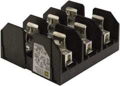 Square D - 3 Pole, 600 Volt, 60 Amp, Surface Mount Fuse Holder - Compatible with J Class Fuse - USA Tool & Supply
