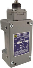 Square D - DPDT, 2NC/2NO, 600 Volt Screw Terminal, Plunger Actuator, General Purpose Limit Switch - 1, 2, 4, 6, 12, 13, 6P NEMA Rating, IP67 IPR Rating - USA Tool & Supply
