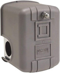 Square D - 1 and 3R NEMA Rated, 70 to 150 psi, Electromechanical Pressure and Level Switch - Fixed Pressure, 575 VAC, L1-T1, L2-T2 Terminal, For Use with Square D Pumptrol - USA Tool & Supply