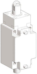 Telemecanique Sensors - DP, NC/NO, 240 VAC, 5 Pin M12 Male Terminal, Roller Plunger Actuator, General Purpose Limit Switch - IP66 IPR Rating - USA Tool & Supply