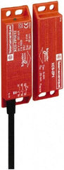 Telemecanique Sensors - NO/NC Configuration, 24 VDC, 100 Amp, Plastic Noncontact Safety Limit Switch - 5m Cable Length, 25mm Wide x 13mm Deep x 88mm High, IP66, IP67 Ingress Rating - USA Tool & Supply