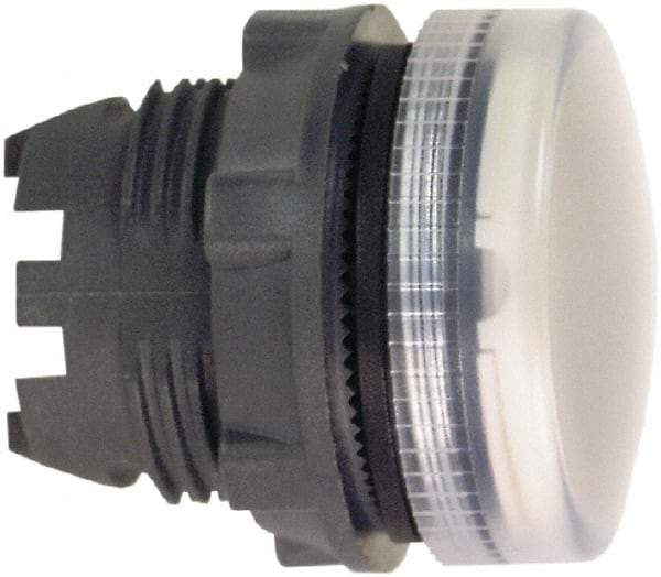 Schneider Electric - Round Pilot and Indicator Light Lens - White - USA Tool & Supply