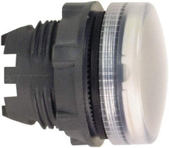 Schneider Electric - Round Pilot and Indicator Light Lens - White - USA Tool & Supply
