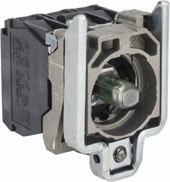 Schneider Electric - 24 V Blue Lens LED Indicating Light - Screw Clamp Connector, Vibration Resistant - USA Tool & Supply
