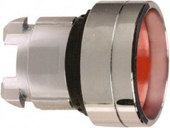 Schneider Electric - 22mm Mount Hole, Recessed, Pushbutton Switch Only - Round, Red Pushbutton, Nonilluminated, Momentary (MO) - USA Tool & Supply