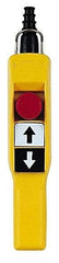 Schneider Electric - 3 Operator, Pushbutton Pendant Control Station - Emergency Stop (Legend), 2NO/1NC Contact - USA Tool & Supply
