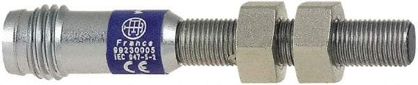 Telemecanique Sensors - PNP, 0.8mm Detection, Cylinder, Inductive Proximity Sensor - 3 Wires, IP67, 5 to 24 VDC, M5x0.5 Thread, 41mm Long - USA Tool & Supply