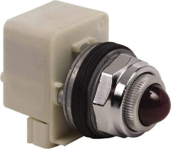 Schneider Electric - 120 VAC Red Lens Indicating Light - Screw Clamp Connector - USA Tool & Supply