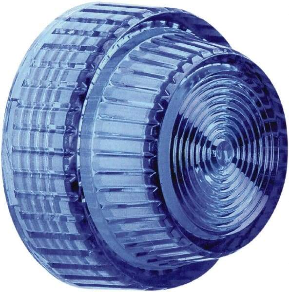 Schneider Electric - Pilot and Indicator Light Lens - Blue - USA Tool & Supply