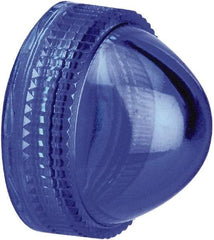 Schneider Electric - Pilot and Indicator Light Lens - Blue - USA Tool & Supply