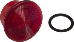 Schneider Electric - Extended Mushroom Head Pushbutton Switch 1-3/8" Knob - Red, Round Button, Illuminated - USA Tool & Supply