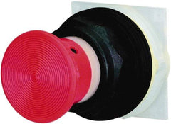 Schneider Electric - 30mm Mount Hole, Extended Straight, Pushbutton Switch Only - Red Pushbutton, Momentary (MO) - USA Tool & Supply