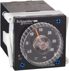 Schneider Electric - 300 hr Delay, Time Delay Relay - 5 Contact Amp, 24 to 240 VAC/VDC at 50/60 Hz - USA Tool & Supply