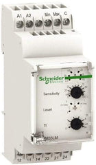 Schneider Electric - 2NO/2NC, 24-240 VAC/DC Control Relay - DIN Rail Mount - USA Tool & Supply