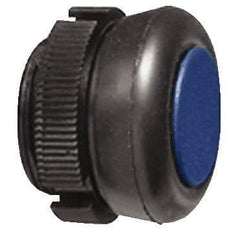 Square D - Pushbutton Switch Head - Blue, Round Button - USA Tool & Supply