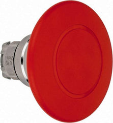 Schneider Electric - Extended Mushroom Head, Pushbutton Switch Only - Round, Red Pushbutton, Nonilluminated, Trigger Action, On-Off - USA Tool & Supply