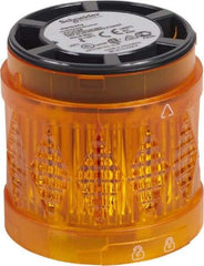 Schneider Electric - LED Lamp, Orange, Steady, Stackable Tower Light Module - 24 VAC/VDC, 40 Milliamp, IP65 Ingress Rating, Base Mount - USA Tool & Supply