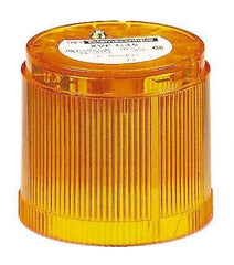 Schneider Electric - LED Lamp, Orange, Steady, Stackable Tower Light Module - 24 VAC/VDC, 0.63 Amp, IP40, IP42 Ingress Rating, Base Mount - USA Tool & Supply