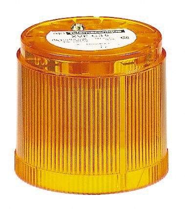 Schneider Electric - LED Lamp, Orange, Steady, Stackable Tower Light Module - 120 VAC, 0.16 Amp, IP40, IP42 Ingress Rating, Base Mount - USA Tool & Supply