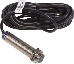 Telemecanique Sensors - 5mm Detection, Cylinder, Inductive Proximity Sensor - 2 Wires, 12 VDC, 12 VDC, 48 VDC, 18mm Wide - USA Tool & Supply