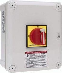 Square D - 3 Phase, 3 Pole, 1 & 12, Enclosed Cam & Disconnect Switch - PVC - USA Tool & Supply