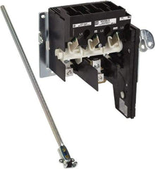 Square D - 1 & 3 Phase, 600VAC, 3 Pole, 1, 4, 12, 3R & 4X, Open Nonfused Cam & Disconnect Switch - 3 Wires - USA Tool & Supply