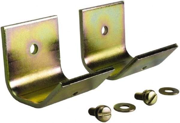 Square D - Terminal Block Mounting Bracket - Use with Mounting 9080GH/9080MH Track to a 45° Panel, Type G Terminal Blocks - USA Tool & Supply