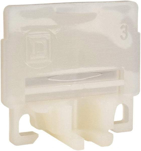 Square D - Terminal Block End Barrier - Use with Type G Terminal Blocks - USA Tool & Supply