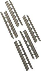 Square D - 4 Inch Long x 0.81 Inch Wide x 0.22 Inch High, Steel Mounting Track - USA Tool & Supply