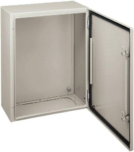 Schneider Electric - Steel Standard Enclosure Hinge Cover - NEMA 4, 400mm Wide x 400 mm High x 200mm Deep - USA Tool & Supply